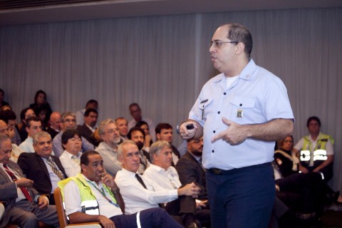 Cel Bertolino, Chefe do CGNA, apresenta as ações para a final da Copa