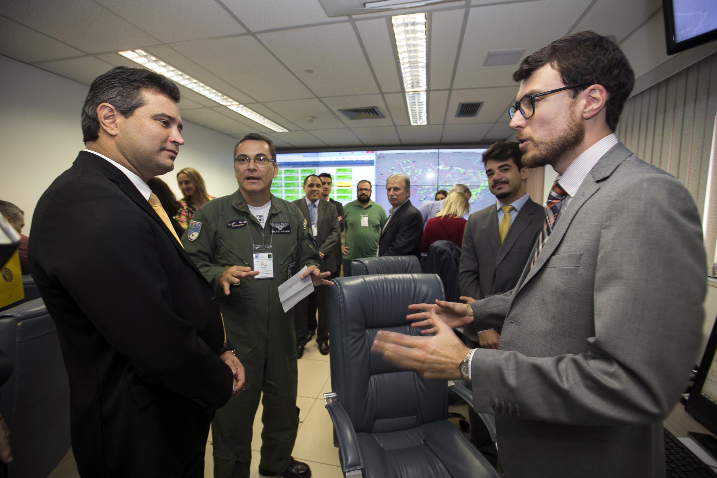 Ministro dos Transportes visita Sala Master no dia da abertura das Olimpiadas Rio 2016 (2)