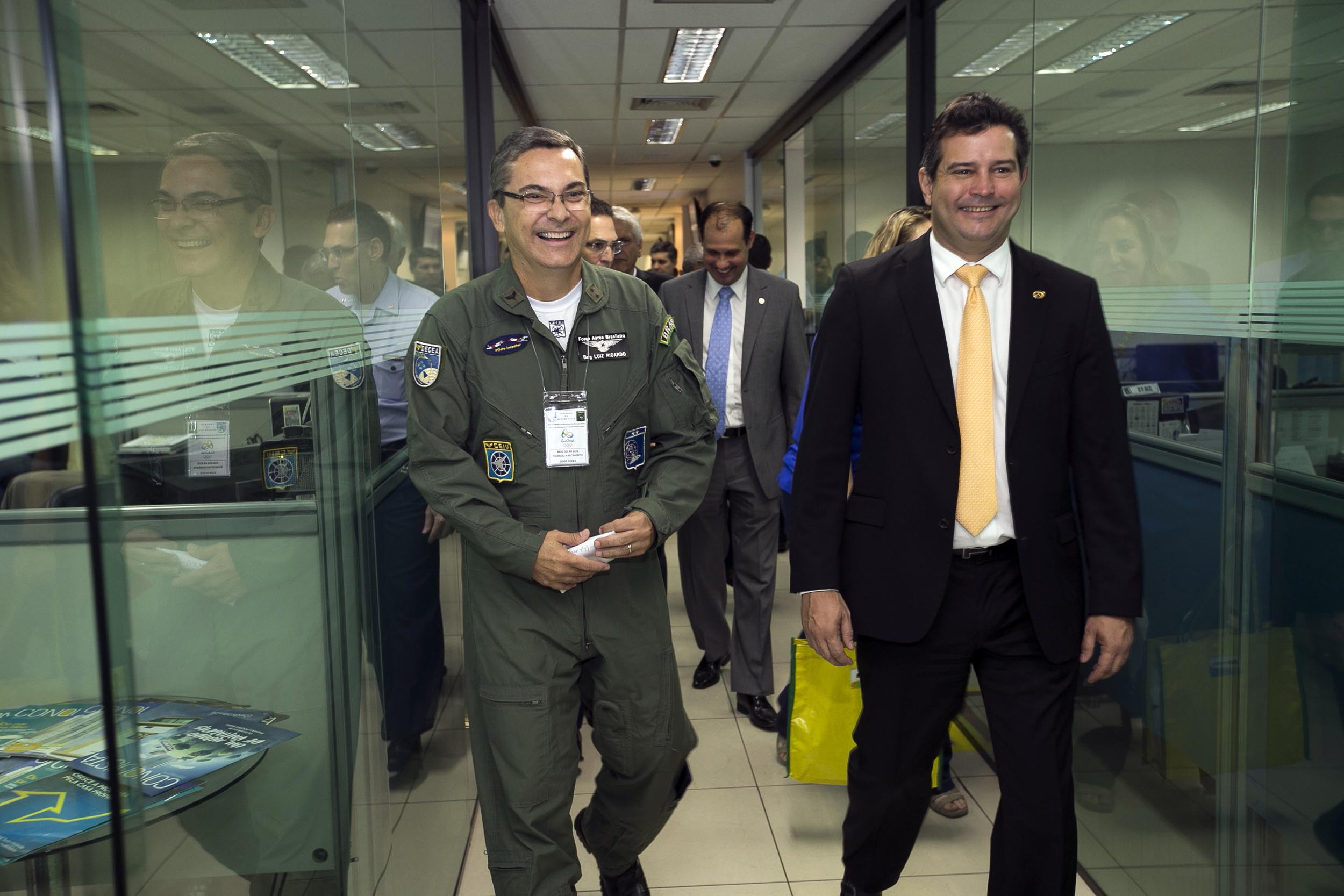 Ministro dos Transportes visita Sala Master no dia da abertura das Olimpiadas Rio 2016 (6)