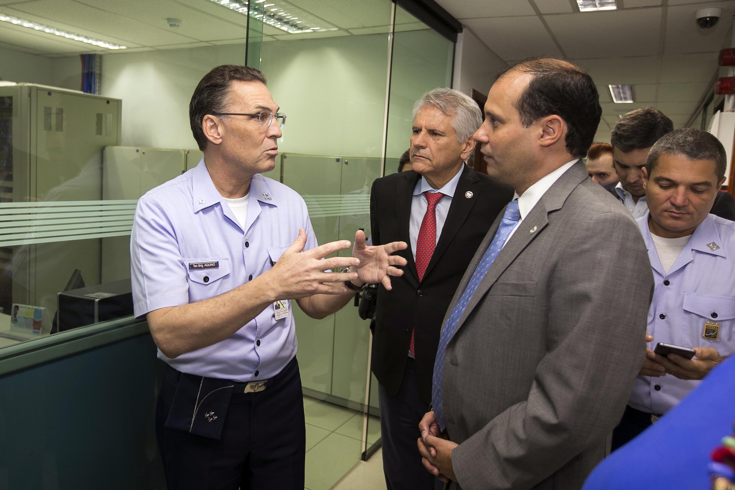 Ministro dos Transportes visita Sala Master no dia da abertura das Olimpiadas Rio 2016 (7)