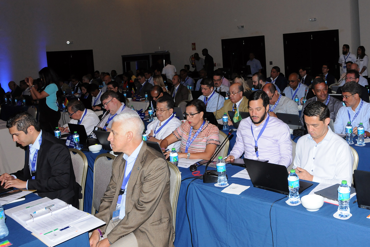 Delegação Brasil durante a reunião