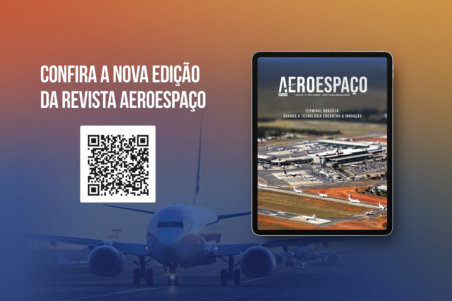 DECEA publica primeira edição da revista Aeroespaço de 2025