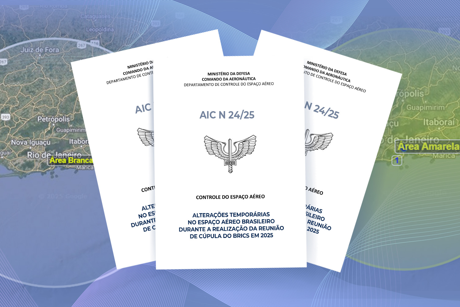 DECEA divulga as alterações temporárias no espaço aéreo brasileiro durante o BRICS