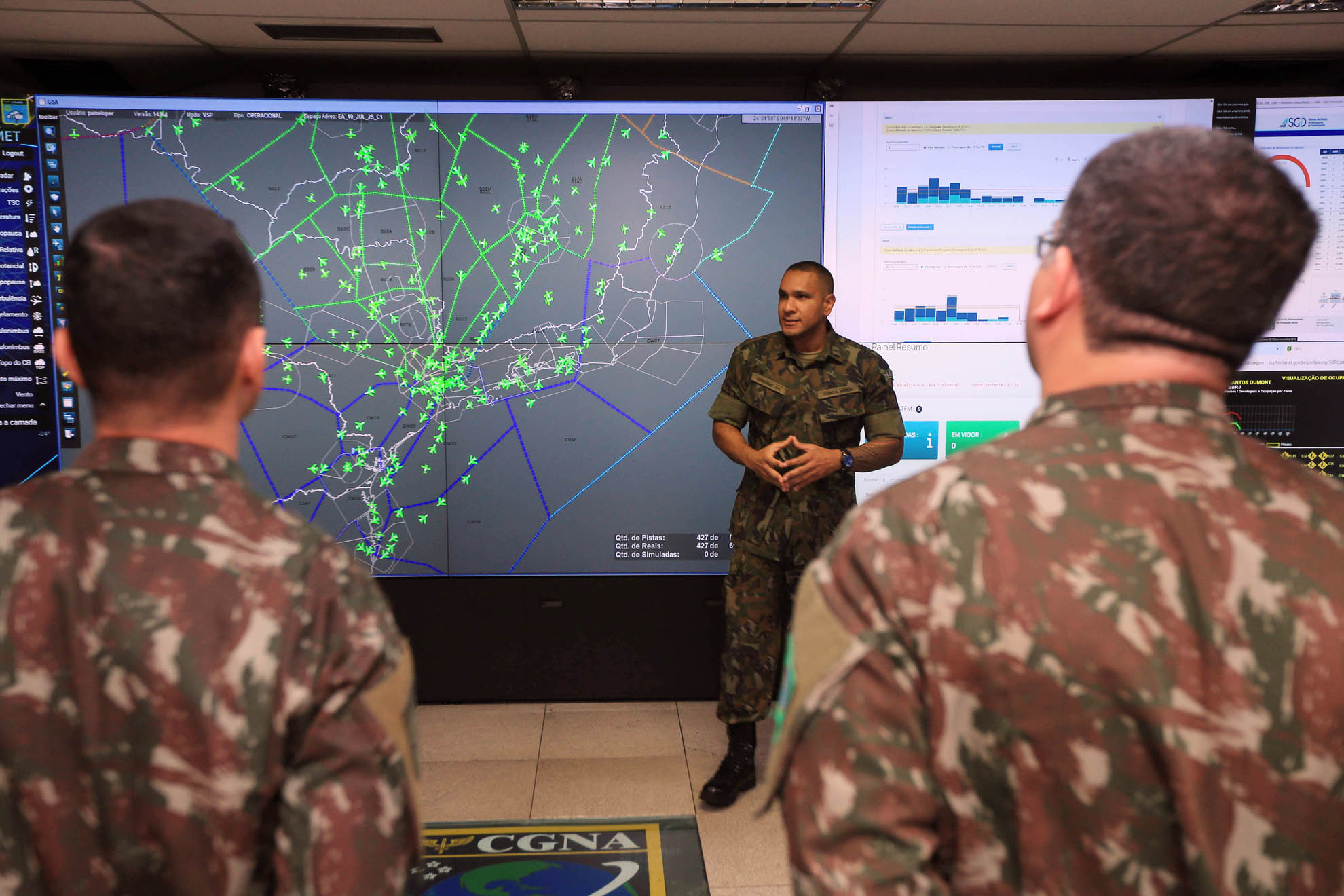 CGNA recebe turma do Curso Avançado de Aviação do Centro de Instrução de Aviação do Exército Brasileiro