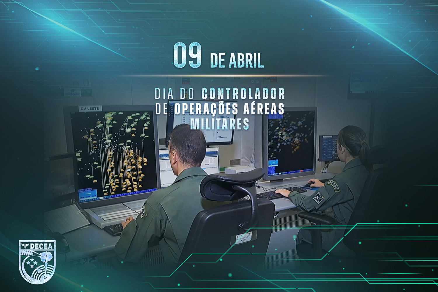 FAB celebra o Dia do Controlador de Operações Aéreas Militares