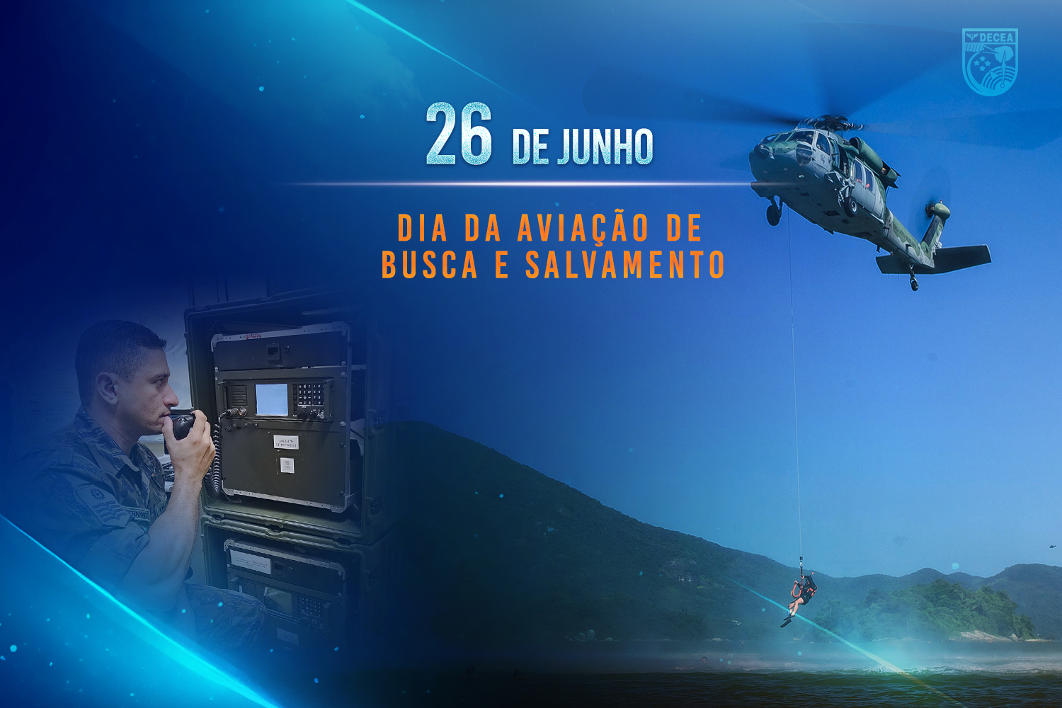 Homenagem do DECEA ao Dia da Aviação de Busca e Salvamento